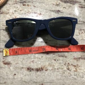 RayBans wayfarer junior sunglasses blue navy